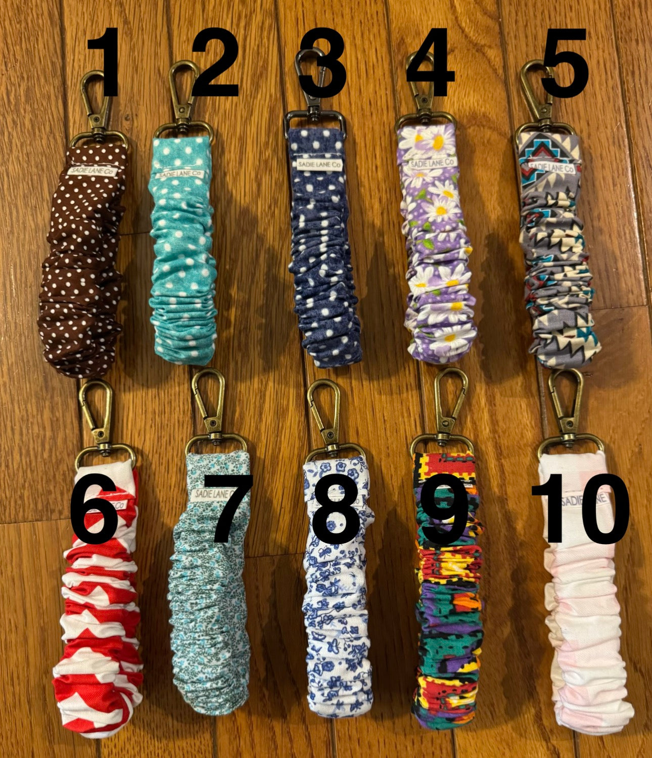 Scrunchie Keychain/Jacket Holder