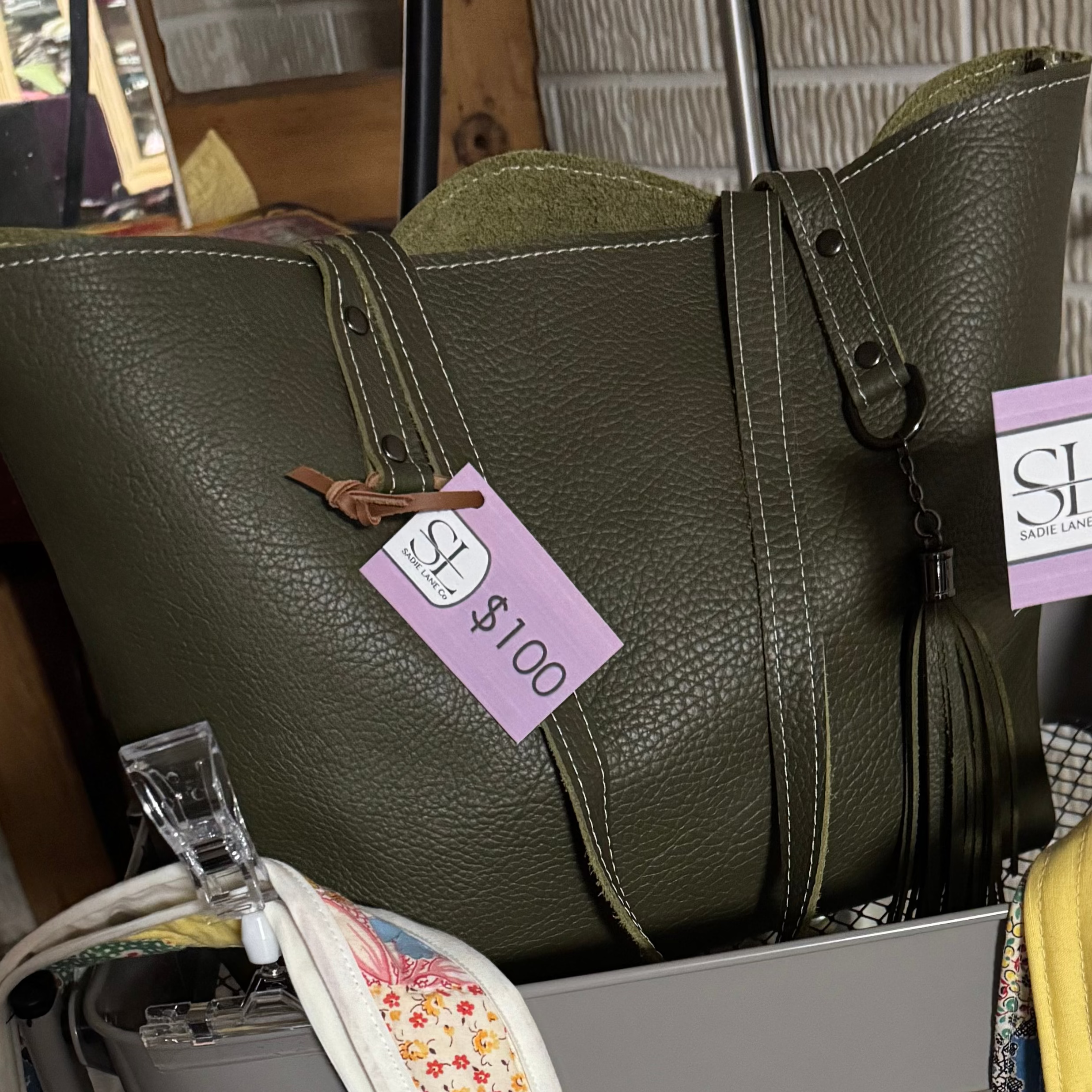 Leather Tote-MD